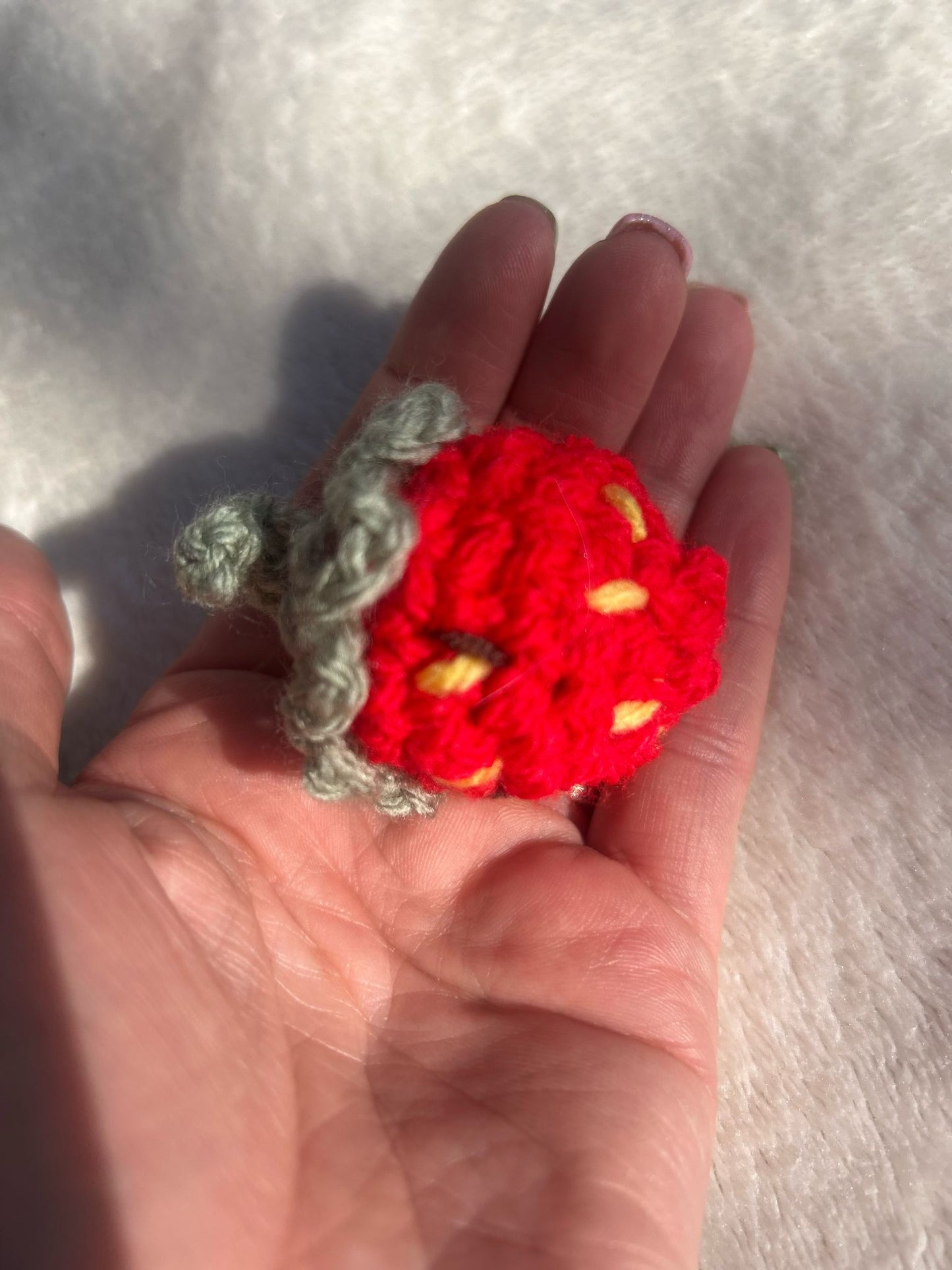 Crochet strawberry