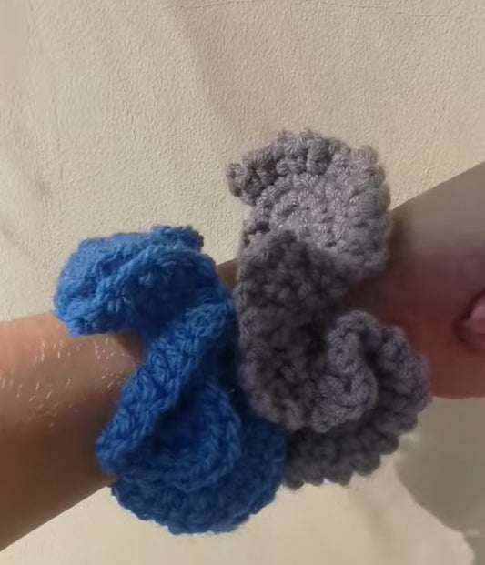 Cute crochet scrunchie